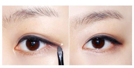 女生初学化妆怎样画眼线? 选购眼线笔画眼线的技巧图解
